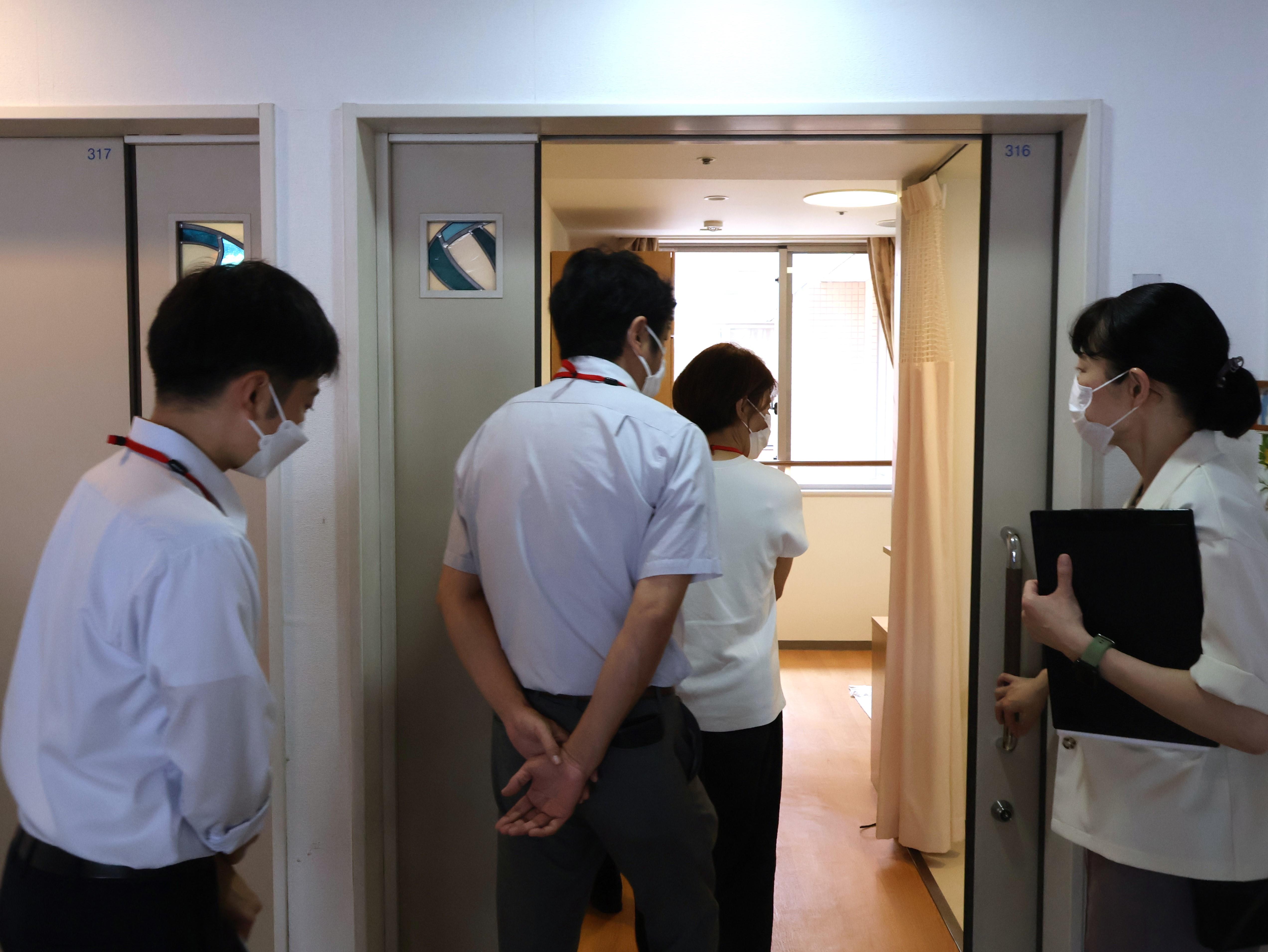 ケアサポートを見学.JPG
